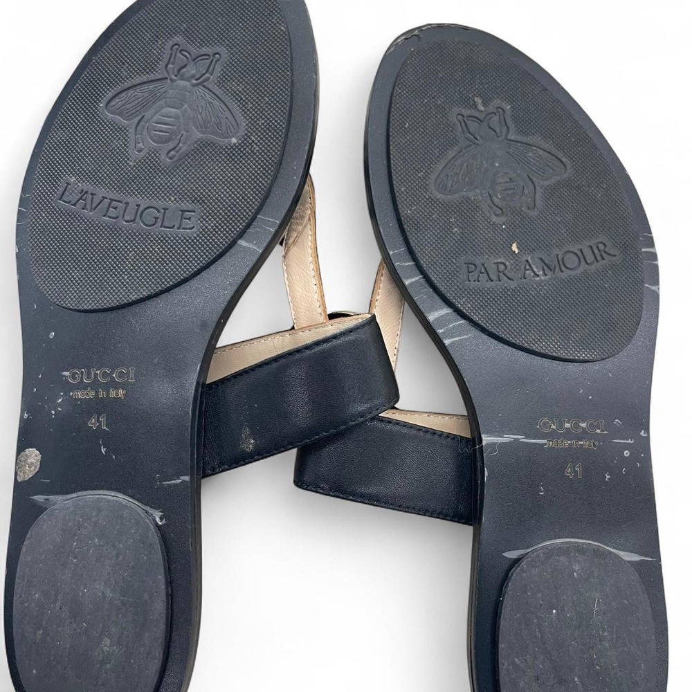 Gucci GG Marmont thong sandal size 41 USA size H70 - Picture 6 of 8